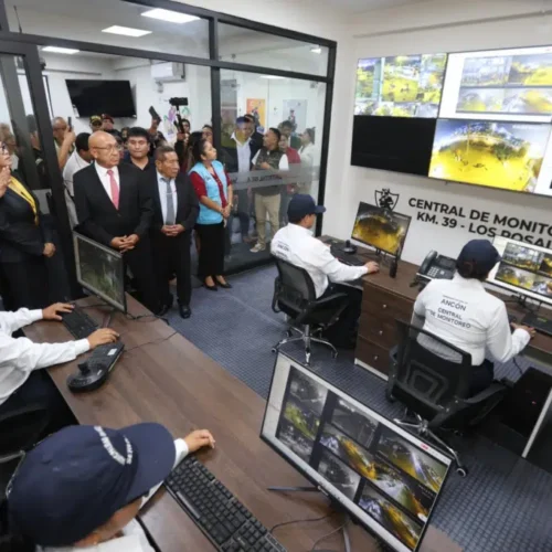 Ancón estrena central de monitoreo de cámaras con reconocimiento facial y de placas