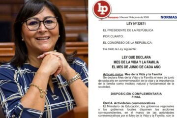 Junio es declarado oficialmente el «Mes de la Vida y la Familia»