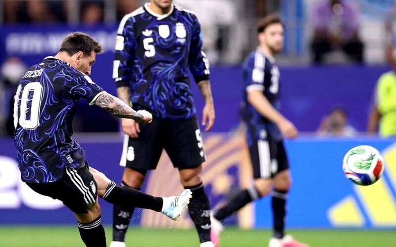 Argentina cerró primera fase con puntaje perfecto al vencer a Jordania 3-1 por el Grupo «J»