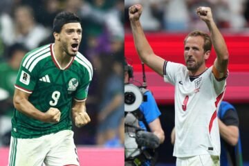México e Inglaterra disputan el boleto a cuartos de final en el Estadio Azteca