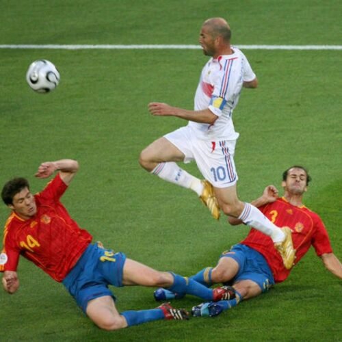Historial de Francia y España en partidos entre sí, habiendo solo uno en un Mundial