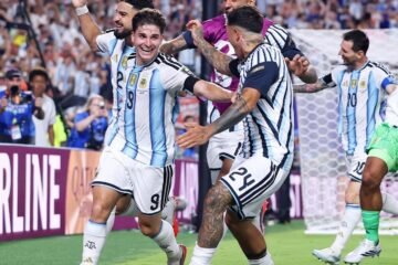 Argentina pasó a semifinales al vencer 3-1 a Suiza en tiempo suplementario