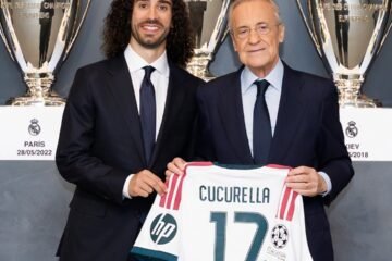 Marc Cucurella fue presentado como jugador del Real Madrid con el cual está vinculado hasta el 2032
