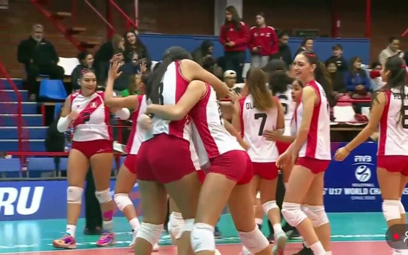 Perú se clasificó a los octavos de final del Mundial Sub 17 en Chile al vencer a Filipinas por 3 sets a 1