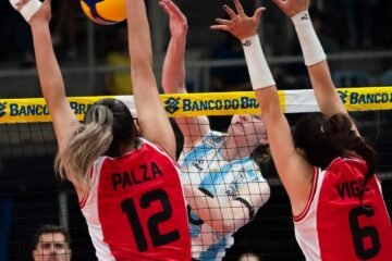 Perú cayó 3 sets a 1 ante Argentina en el inicio del Sudamericano de Vóley en Río de Janeiro
