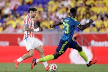Colombia perdió ante Paraguay 1-0 en amistoso realizado en Nueva Jersey